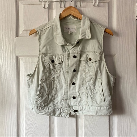 BCBG denim Vest - Picture 1 of 5